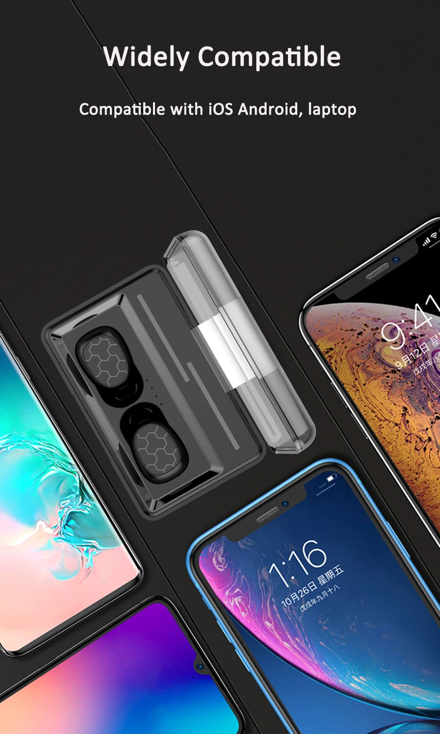 TWS Bluetooth 5,0 Беспроводные наушники с микрофоном Стерео спортивные в ухо беспроводные наушники Bluetooth гарнитура