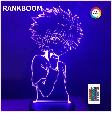 candle night Anime New Game Friday Night Funkin Figure Night Light Lamp Pico Figure For Bedroom Decor Bedside Lamp Kids Gamers Birthday Gift motion sensor night light