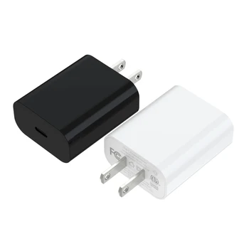 

18W USB Wall Charger Support Quick Charge 3.0 Usb Type C PD Fast Chargers US Plug for iPhone Huawei Xiaomi Mobile Phone 100pcs