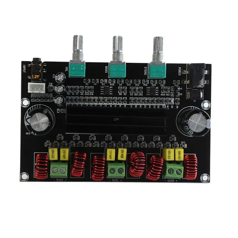 TPA3116D2 сабвуфер 80Wx2+ 100 Вт DC24V 14-100 кГц 2,1 канальный цифровой аудио усилитель плата канала усиленная версия