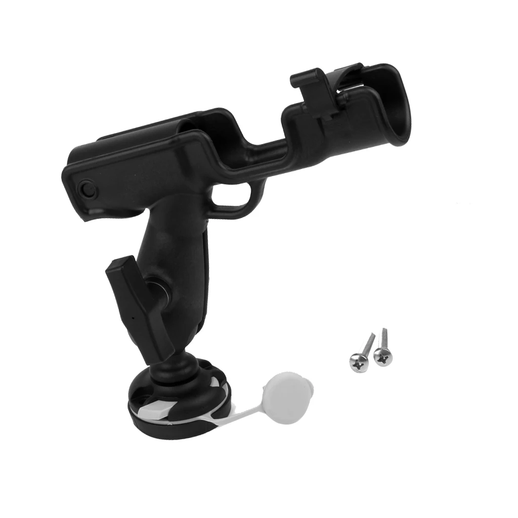 Adjustable Side  Boat Kayak Fishing Pole Rod Holder Bracket Black