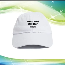 Красивые девушки любовь ловушка музыка на заказ неструктурная шляпа регулируемая бейсболка белый цвет