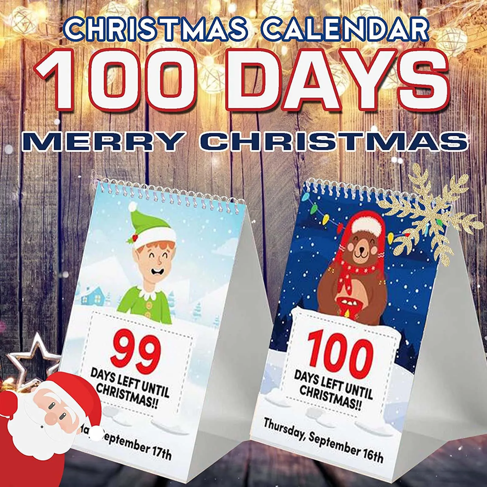 2022 Advent Calendar Table And Desk 100 Day Christmas Countdown Calendar Unit Holiday Festive Party Noel Natal Navidad Gift|Advent Calendars| - Aliexpress