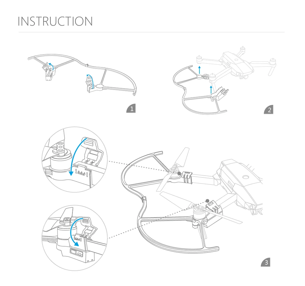 PGYTECH светодиодный пропеллер DJI Mavic Pro, защита от столкновений, светодиодный, цветной, защита освещения, защитные лезвия для DJI Mavic Pro