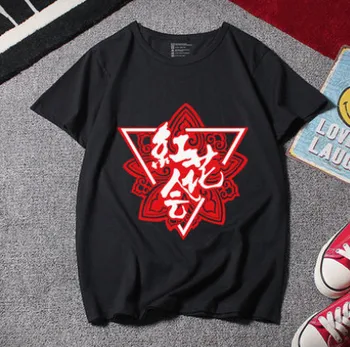 

Honghuahui band short-sleeved t-shirt half-sleeved trend men and women students couples loose round neck summer compassionate