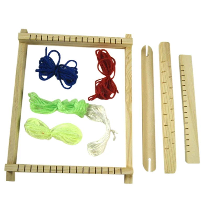 

Wood Knitting Loom Yarn Shuttle Comb DIY Handmade Craft Tool
