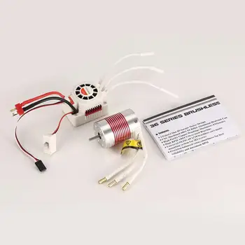 

SURPASSHOBBY 3660 4300KV 5200KV Brushless Motor with 60A ESC Waterproof for RC Car 1/10 Motor RC Rock Crawler Parts Accessories