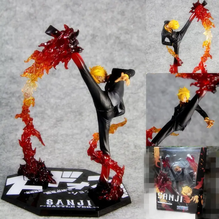 Аниме OnePiece Garage Kit Модель игрушки битва Sanji Xiangjishi HNA King Garage Kit украшения