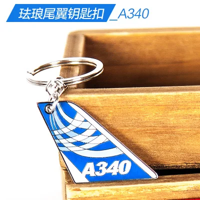 Airbus A320 A330 A340 A350 A380 авиационный хвост вышитый дорожный ярлык для багажной сумки лучший подарок для летной команды авиационный брелок - Цвет: A340 aircraft tail