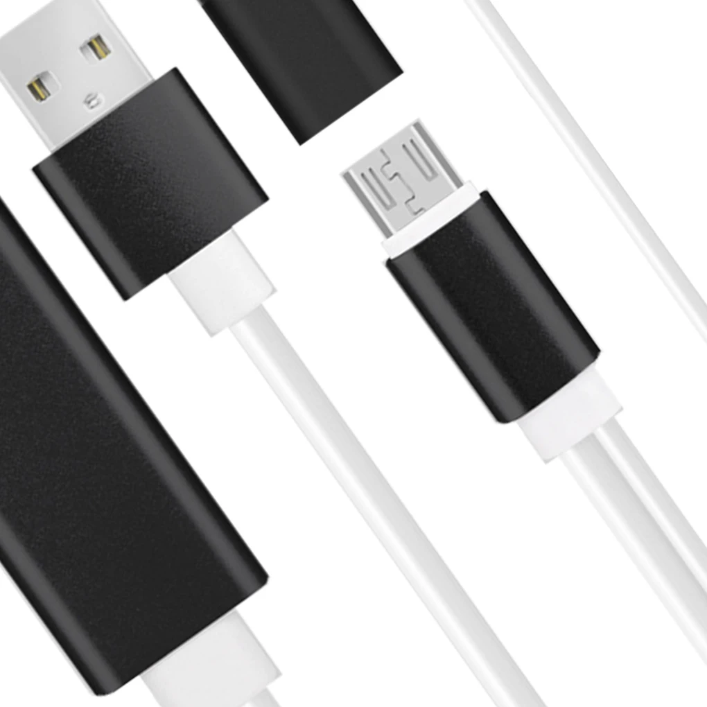 Micro USB Type C to HD 3.5mm Audio Cable 1080P USB HD Converter Cord Replacement for Samsung/Xiaomi Mobile Phones