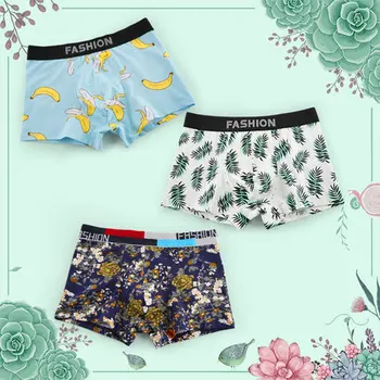 

3pcs/lot NEW Men's Underwear Cotton Men Boxer Shorts Plus Size Boxer Tide men Boxer Underpants