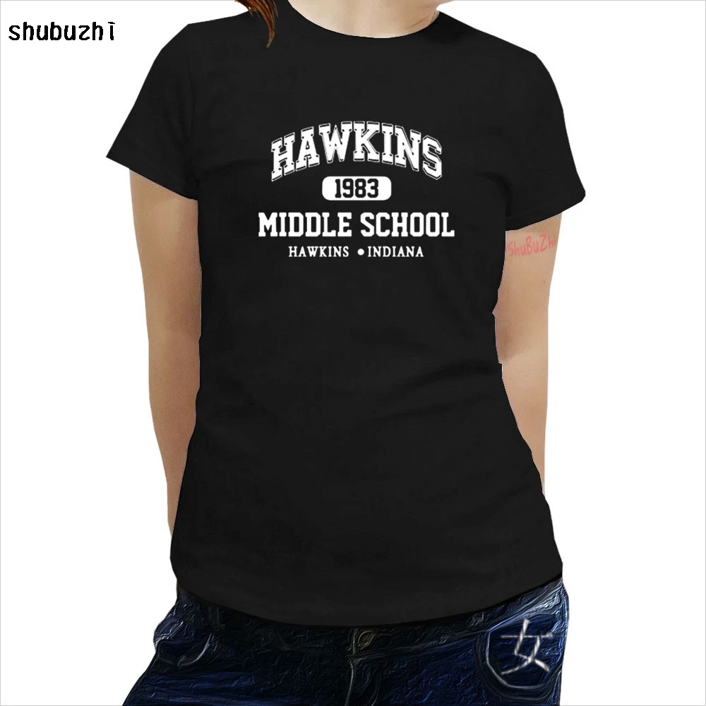 Бесплатная доставка женская футболка хлопковые топы странные вещи Hawkins