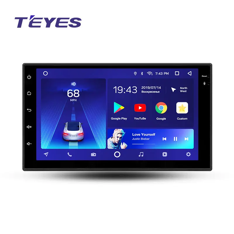 Универсальное головное устройство Штатная магнитола Teyes CC2L для Nissan xtrail almera qashqai juke x-trail T31 Toyota honda Volkswagen Mazda Kia VW Peugeot LADA hyundai 2 din Android Автомагнитола GPS 2din Android