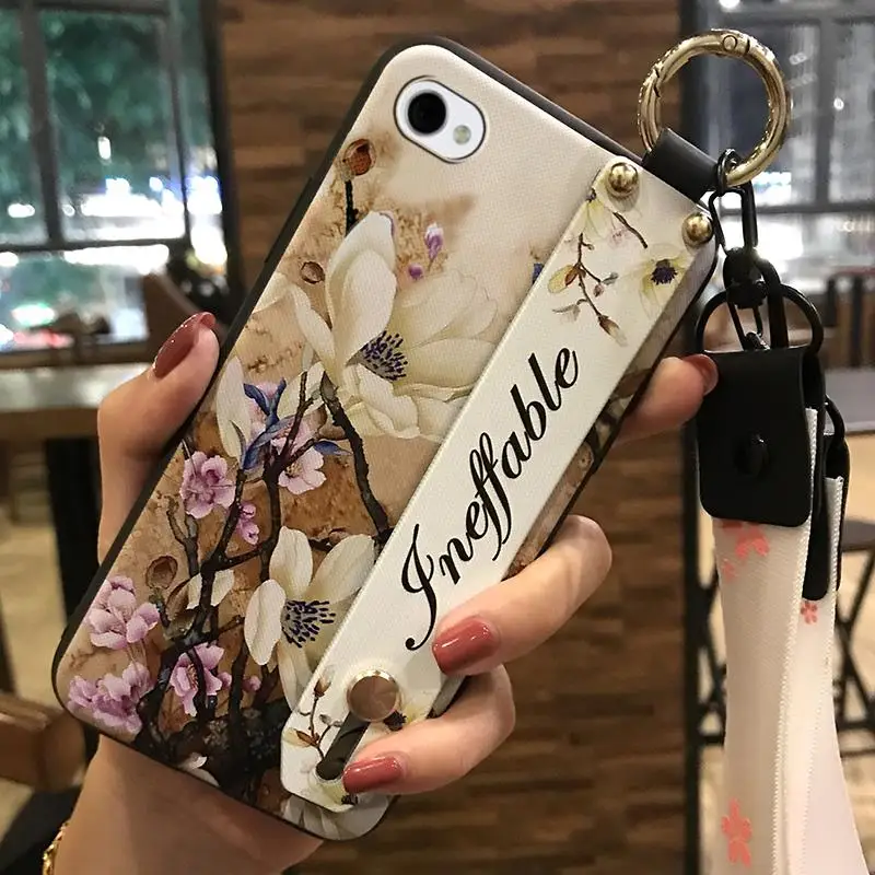 Противоударный силиконовый ремешок на запястье чехол для телефона iPhone 4/ серия