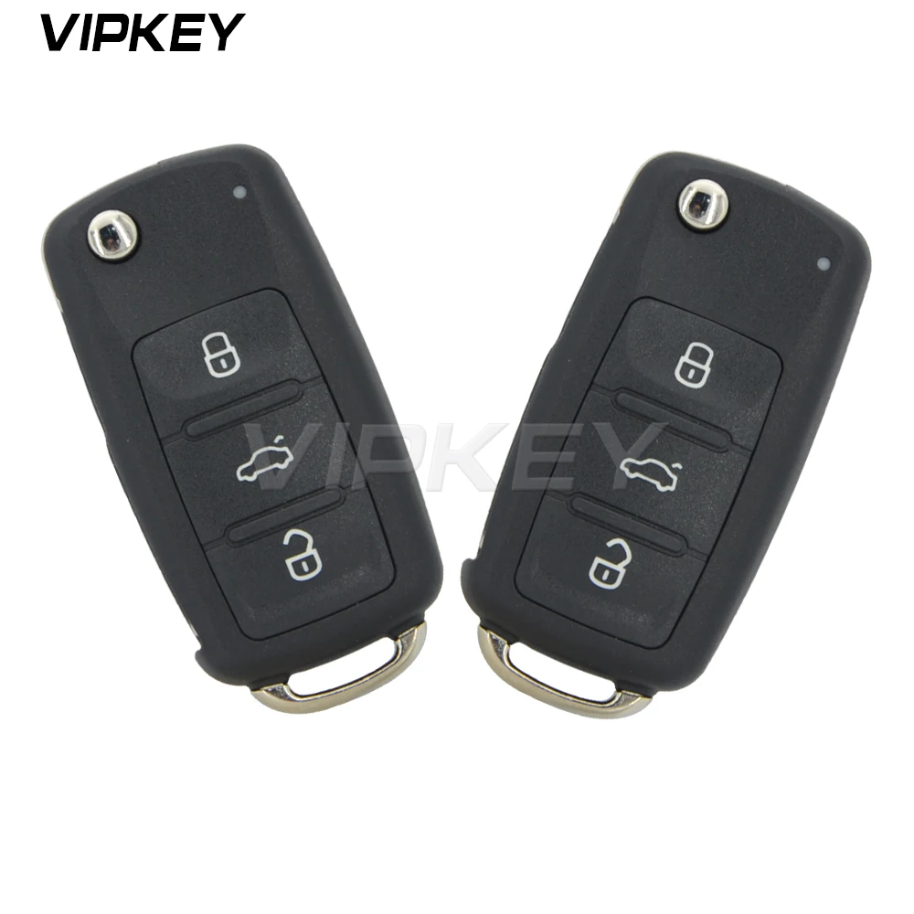 Дистанционный ключ 2 шт. 5K0 837 202 AD флип для VW Volkswagen Beetle Golf Eos Polo Sharan 2011 2012 2013 3 кнопки