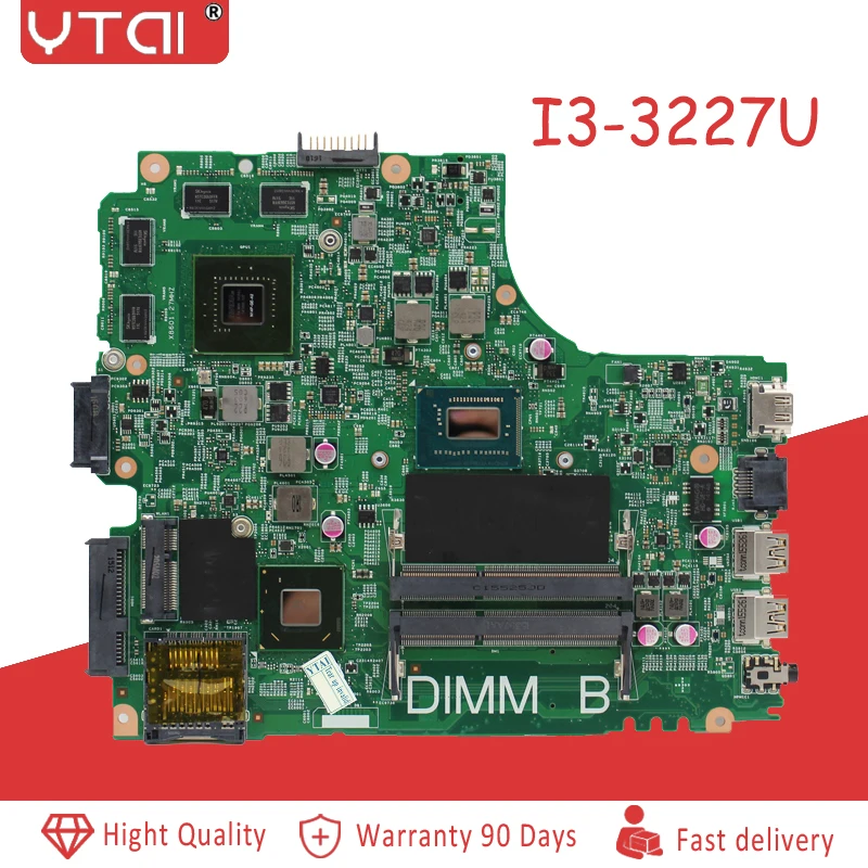 12204-1 PWB: 5J8Y4 REV: A00 для dell INSPIRON 3421 5421 материнская плата для ноутбука I3-3227U GT730/2G CN-0YKN1H тест в целости и сохранности