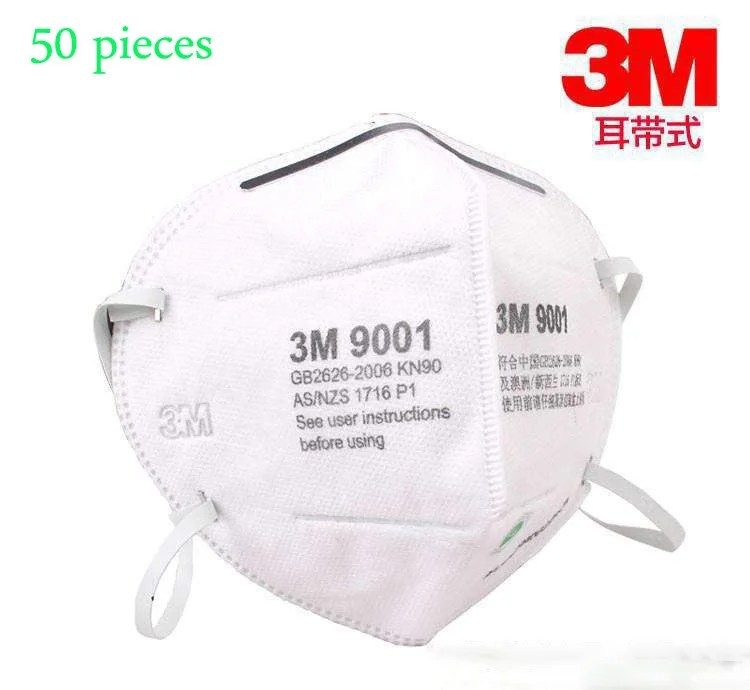 

Free DHL 50 Pcs 3M Mask 9001 Anti Flu Face Mask cubrebocas Protective Dustproof PM2.5 Protective Mask Reusable mascherine