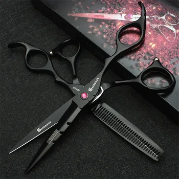 

Barber Shop Professional Hairdressing Scissors Hairstylist Scissors 6 Inch Bird Cut Flat Cut Teeth Scissors Haircut Scissors