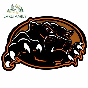 

EARLFAMILY 13cm x 8.5cm For Panther Graffiti Car Sticker Windshield Decal 3D Custom Printing Fashion Pull Flower Decoration