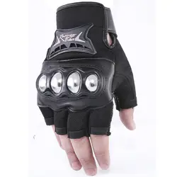 Летние перчатки для езды на мотоцикле с открытыми пальцами, бездорожье, небьющиеся гоночные перчатки, рыцарские перчатки с сенсорным