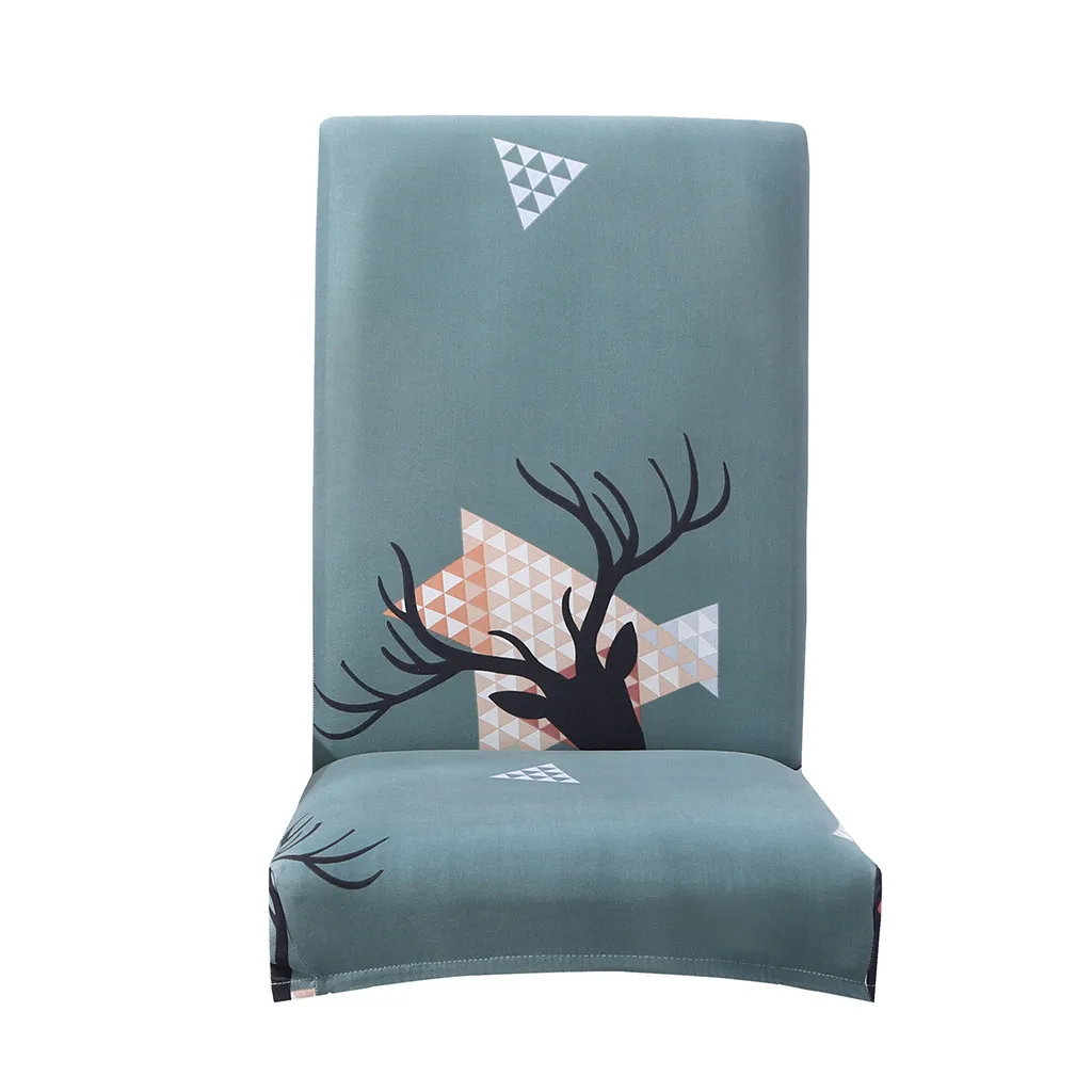 New Stretch Dining Chair Covers Slipcovers Christmas Home Decor Seat Covers