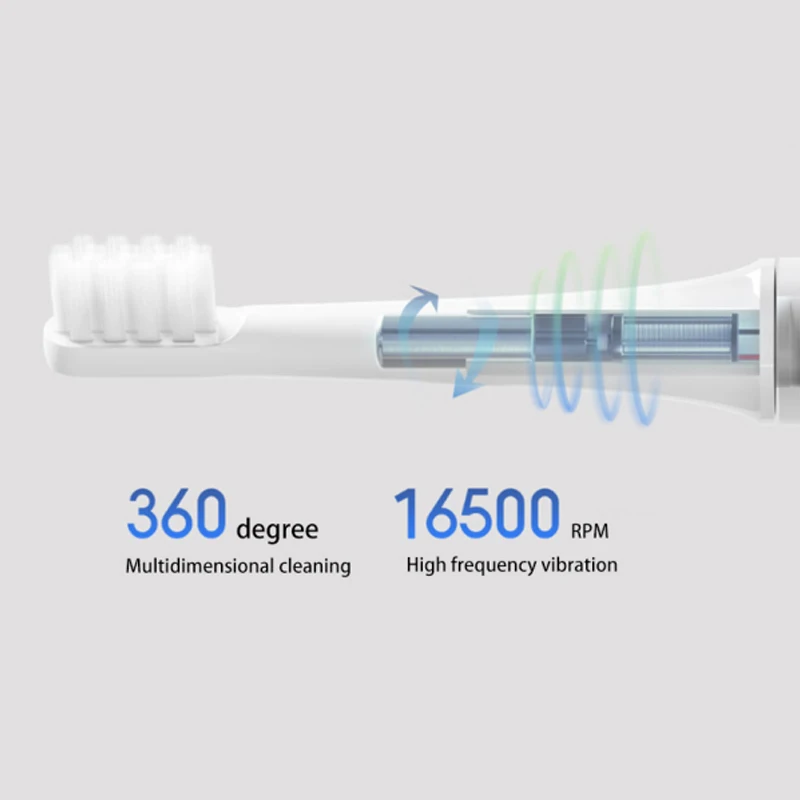 Orignal Xiaomi Mijia Sonic Electric Toothbrush Mi T100 Tooth Brush Colorful USB Rechargeable IPX7 Waterproof Travle Scoocl Home Orignal Xiaomi Mijia Sonic Electric Toothbrush Mi T100 Tooth Brush Colorful USB Rechargeable IPX7 Waterproof Travle Scoocl Home