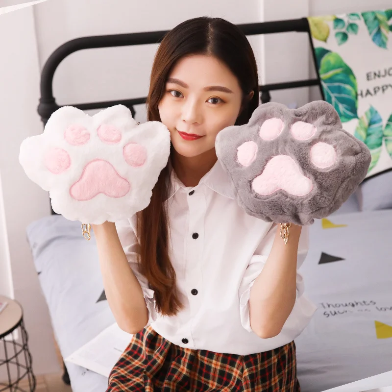 25 см каваи плюшевый медведь лапа рюкзак Peluche мягкие мультфильм девушки плюшевые куклы Детская игрушка, Новогодний подарок