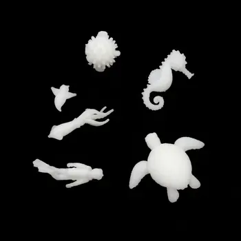 

6Pc Silicone Mini Marine Modeling Beach Turtle Squid Resin Mold Jewelry Filling XXFD