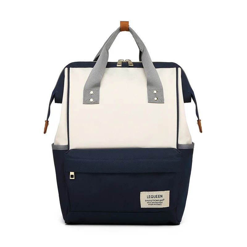 LEQUEEN, модная сумка для подгузников для мам и мам, Большая вместительная детская сумка, дорожный рюкзак, дизайнерская сумка для кормления, сумка для детских подгузников - Цвет: 02