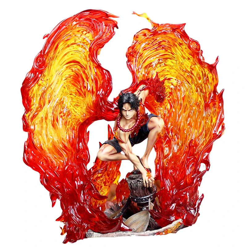 Экшн фигурка One Piece GK Portgas D Ace из ПВХ 28 см аниме модель коллекция белой бороды KO Toy