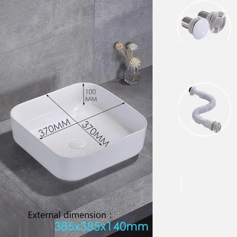 MODEL R Черный Bassin Evier Salle De Bain Lavabo Lavandino Bagno Para Fregadero wastatel чаша бассейна Куба Пиа Banheiro ванная раковина - Цвет: MODEL R