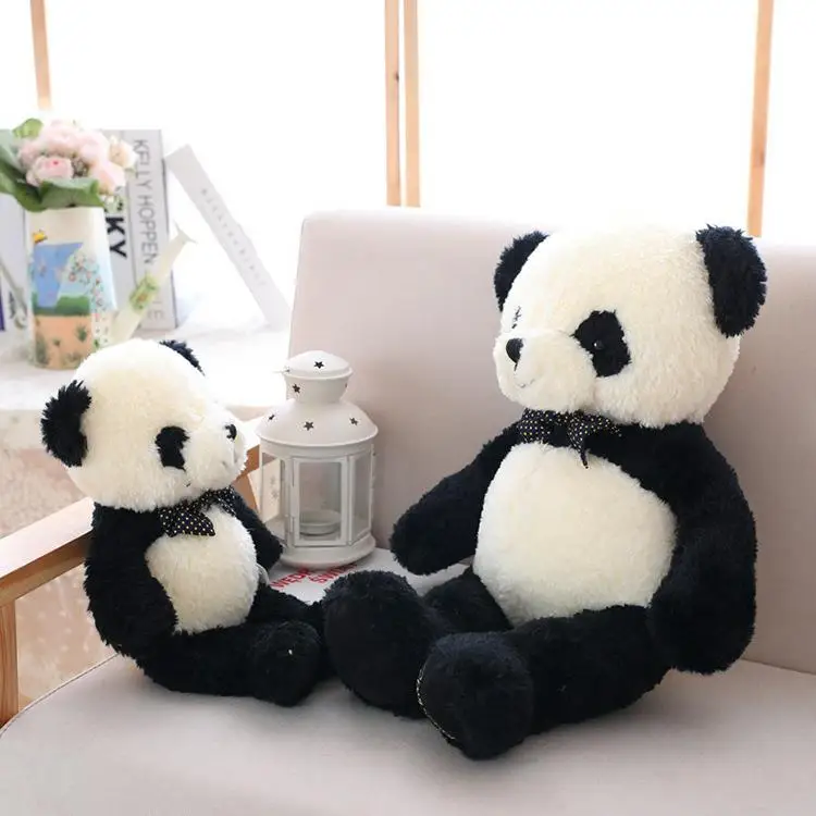 80 см Kawaii небольшое соединение панды медведь мягкие плюшевые игрушки маленький кулон милая игрушка панда кукла панды подарки для детей DX005