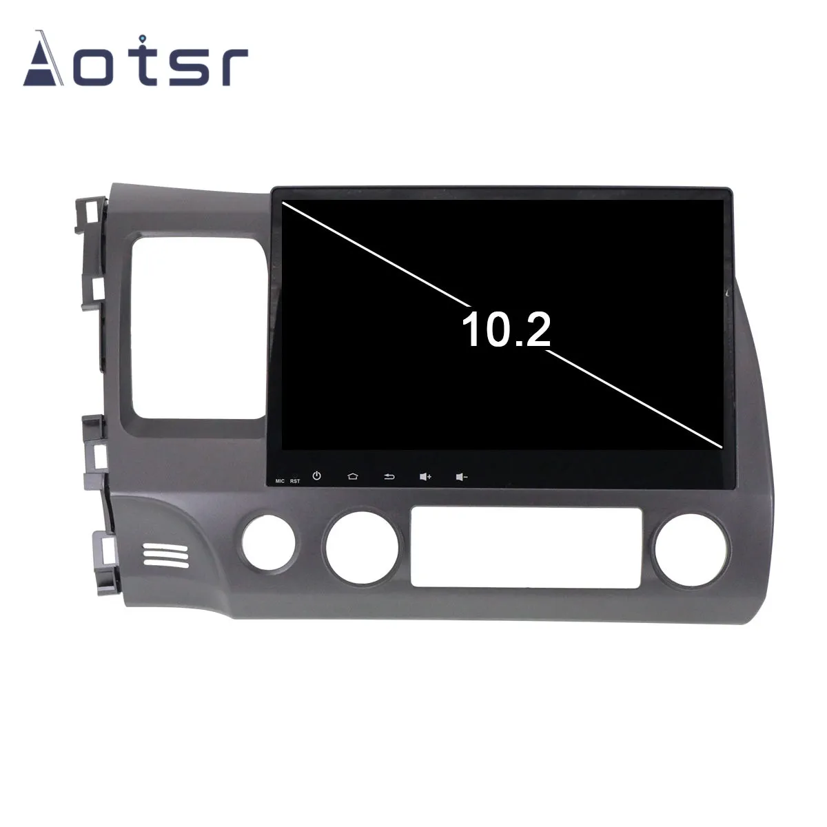 10," Android 9,1 дюйм/сек, GPS навигация автомобильное радио плеер для Honda CIVIC 2006-2011 головное устройство мультимедийный Кассетный плеер рекордер
