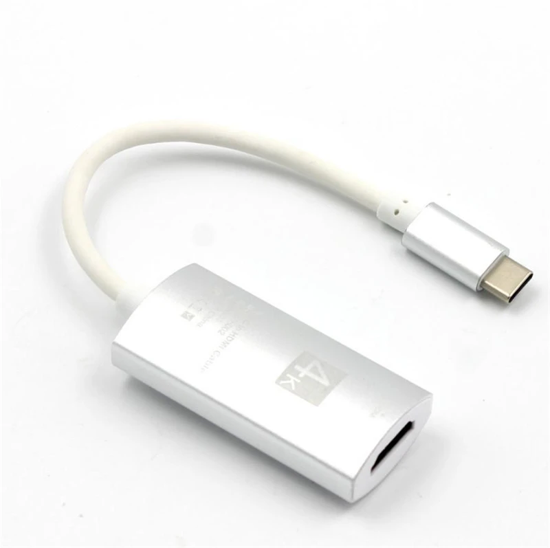 Конвертер типа C HDMI кабель HD видео 4K дисплей с экраном Apple MacBook Air Pro huawei просо ноутбук проектор ТВ адаптер