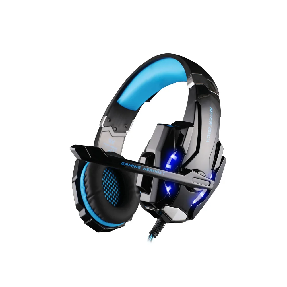 cheap Cross Border Because Zhuo G9000 Game Headphones PS4 Computer Wired Headset Gaming Luminous Headphones