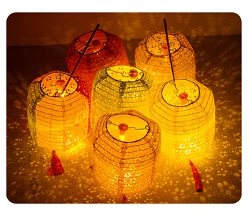 Festival Lantern Party Supplies Mid Autumn Festival Lanterns Portable Kids Toy Cartoon Paper Lantern Lanterne Festival Supplies Faebfdewgroho22