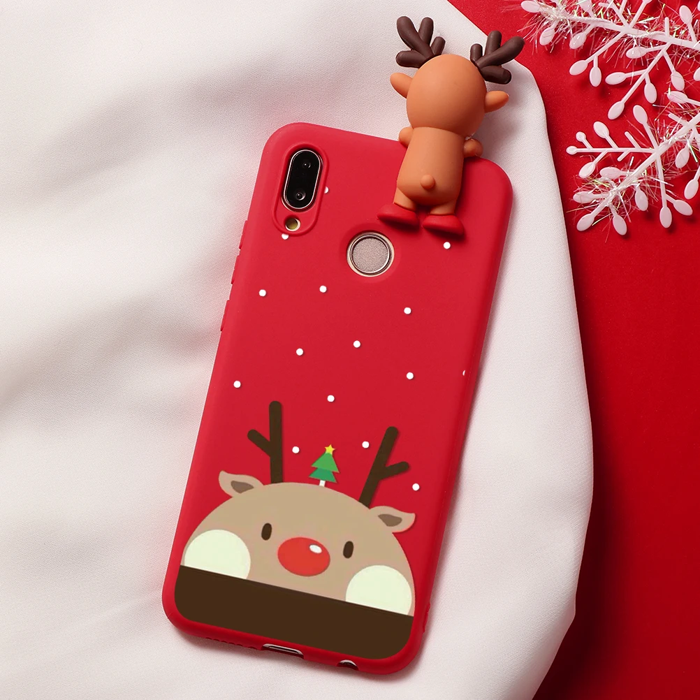 Рождественские Мягкие TPU чехол s для huawei P30 P20 P10 P8 P9 P10 Коврики 10 20 30 Pro Lite Y6 Y7 Y9 рro рrime P Smart плюс Чехол - Цвет: Klho4-lutoushu