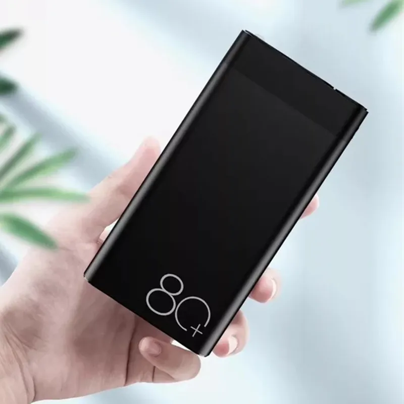 80000 мАч Power Bank Dual USB большой емкости портативная Быстрая зарядка быстрое зарядное