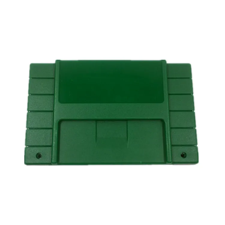 Зеленый ArmyGreen цветной игровой картридж сменный Пластиковый корпус для NTSC SNES игровая карта 16 бит игровая Карта Оболочка - Цвет: Зеленый