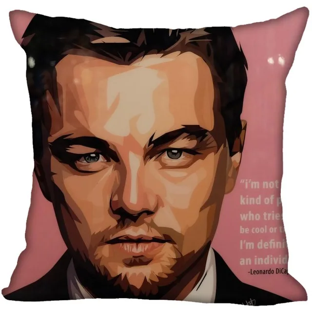 Чехол для подушки Leonardo DiCaprio, чехол для подушки для украшения дома, невидимый чехол на молнии, для украшения спальни автомобиля 45X45 см