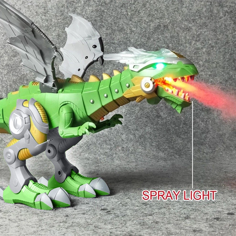 juguete de dragón Juguete eléctrico de gran tamaño rociador de agua 