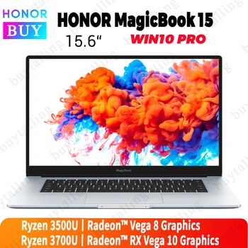 

HUAWEI HONOR MagicBook 15 Laptop 15.6 inch IPS AMD Ryzen r5-3500U/r7-3700U 8GB/16GB DDR4 256GB/512GB SSD Radeon Vega 8/Vega 10