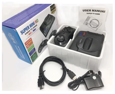 Новая игровая консоль для SUPER MINI MD Sega Mega Drive 16 BIT 86 Games 8 605 различных встроенных игр