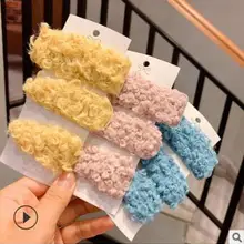 36 компл./лот 3 шт./компл. DIY Простые мульти плюшевые капли воды заколки BB заколки для волос Инструменты для укладки волос аксессуары HA1001