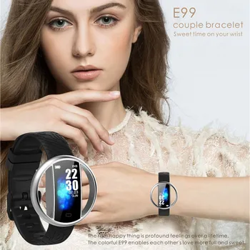 

HIPERDEAL E99 Smart Watch Band Bracelet Heart Rate Sleeping Monitor Fitness Tracker 2019 New Adult Smart Watch Jy26