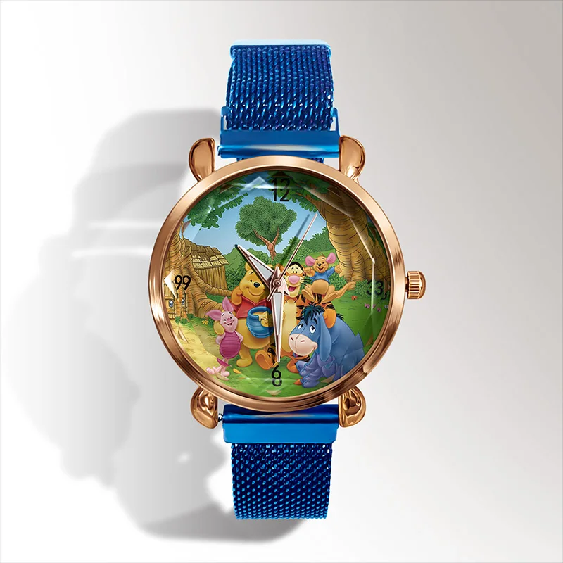 Luxury-Brand-Magnet-Mesh-Belt-Watches-Women-Fashion-Mesh-Belt-bear-Quartz-Watch-Ladies-Dress-Wristwatch (2)