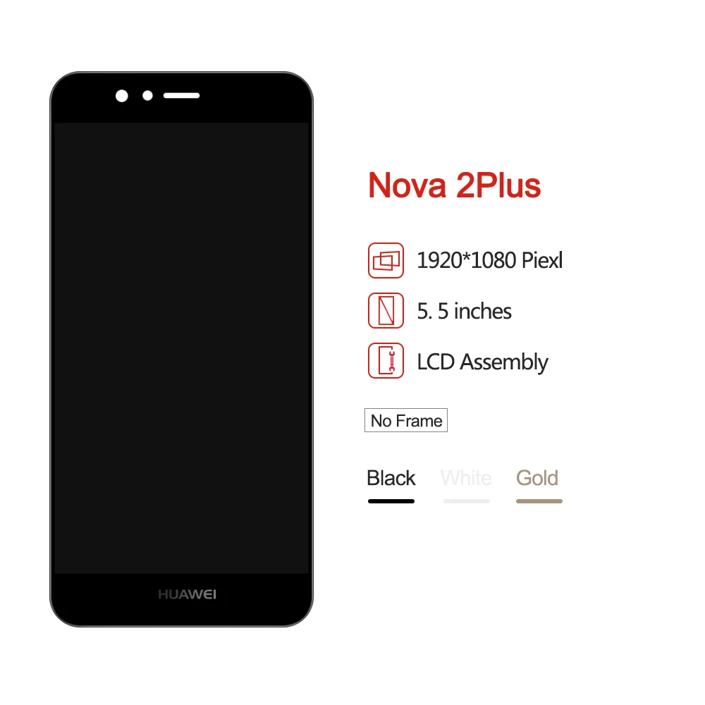 Для 5," huawei Nova 2 Plus ЖК-дисплей+ сенсорный экран панель дигитайзер сборка Замена для huawei Nova2 Plus экран