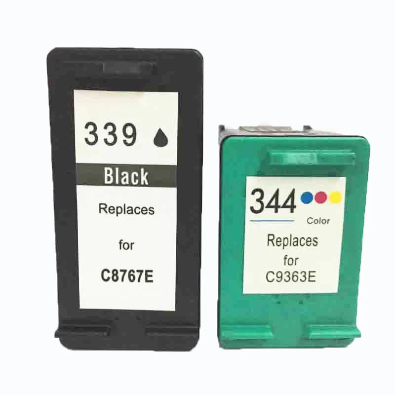 Чернильный картридж vilaxh 339XL 344XL для принтера HP 339 344 Deskjet 6520 6540 5740 5745 5940 Photosmart 2575 2610