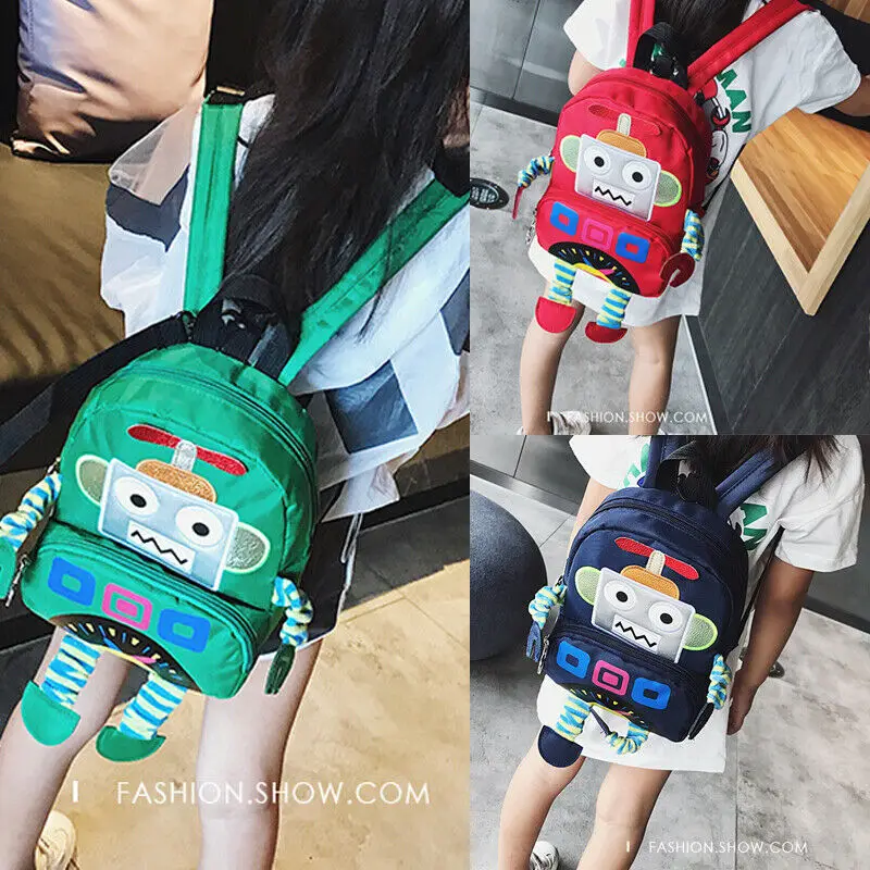3D мультфильм детская сумка робот mochila Детские рюкзаки Детский рюкзак детские школьные сумки ранец для маленьких мальчиков и девочек