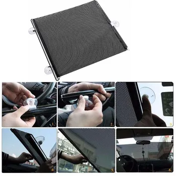 

Car Windshield Sunshade Shield Auto Retractable Side Window Solar Protection Sun Shade Curtain Front Windscreen